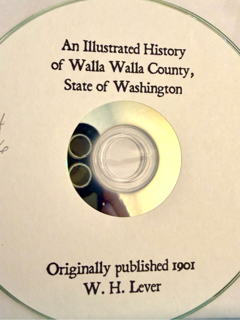CD version of An Illustrated History of Walla Walla County, State of Washington